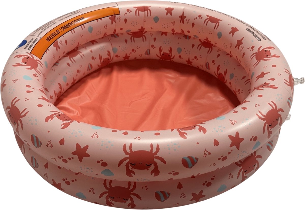 Swim Essentials | Rood Krabjes Baby Zwembad Ø 60 cm